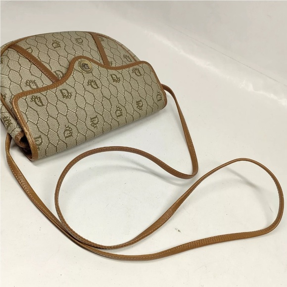 Christian Dior Beige Homeycomb Crossbody/ Shoulder Bag - Picture 5 of 10